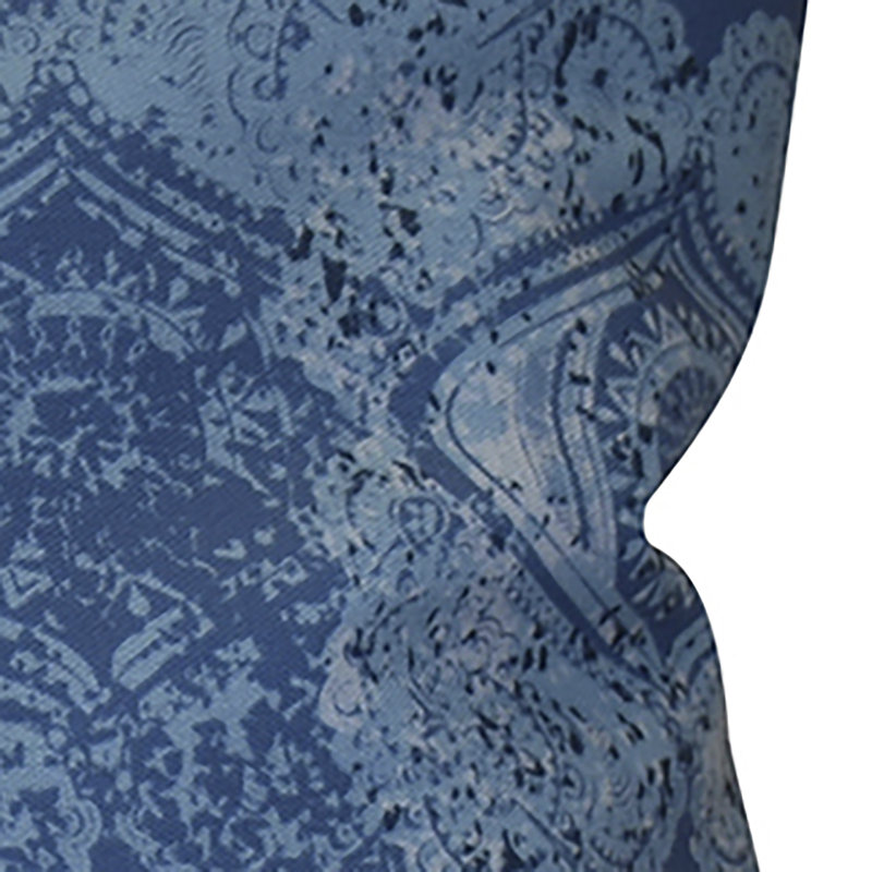 HH Revival Outdoor Reversible Throw Pillow, Blue, 16" H x 16" W x 2" D