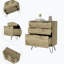 Three Drawers Dresser