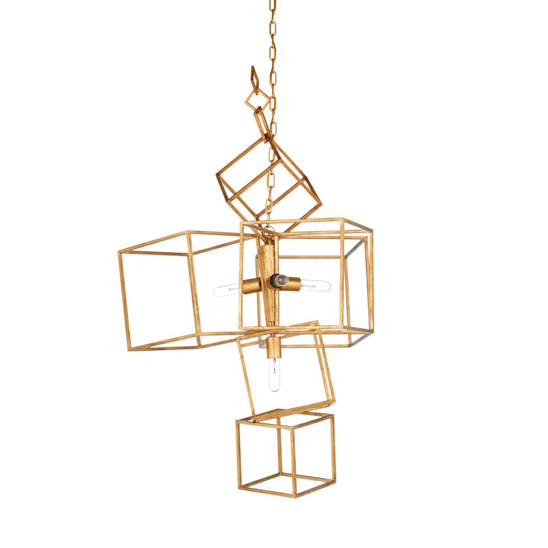Cubist 4 - Light Chandelier