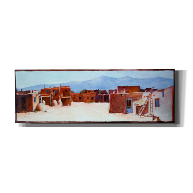 «Divided Light» par J.E. Knauf, art mural sur toile, H 12 po x l 36 po x P 1,5 po