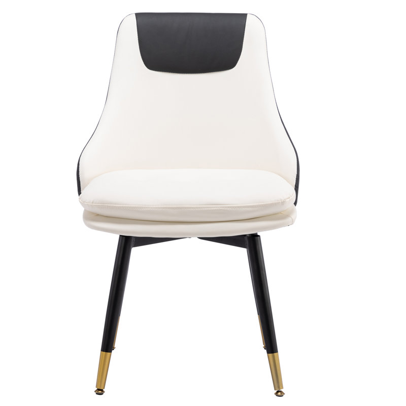 Chaise rembourrée Yaden , Blanc