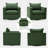 Hendina Upholstered Swivel Armchair-305298280