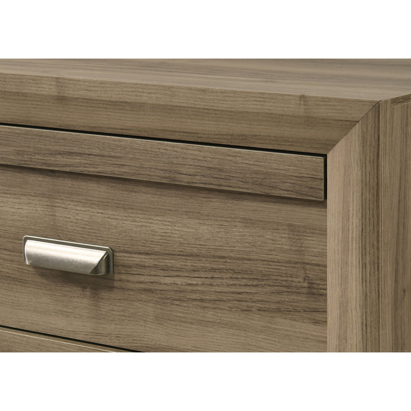 Mobilier de chambre à coucher 1 tiroir à 6 tiroirs de style contemporain en bois