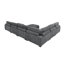 Canapé modulaire rembourré 7 pièces Azuri-350531210