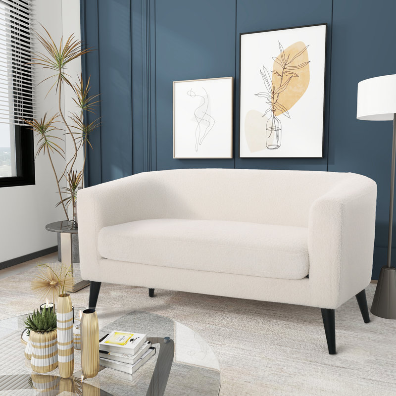 Eddie Upholstered 51'' Loveseat