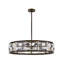 Jolie 1 - Light Wagon Wheel Drum Chandelier
