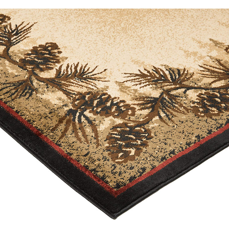 Seagle Floral Indoor Rug, Oval 2'2" x 5'3"