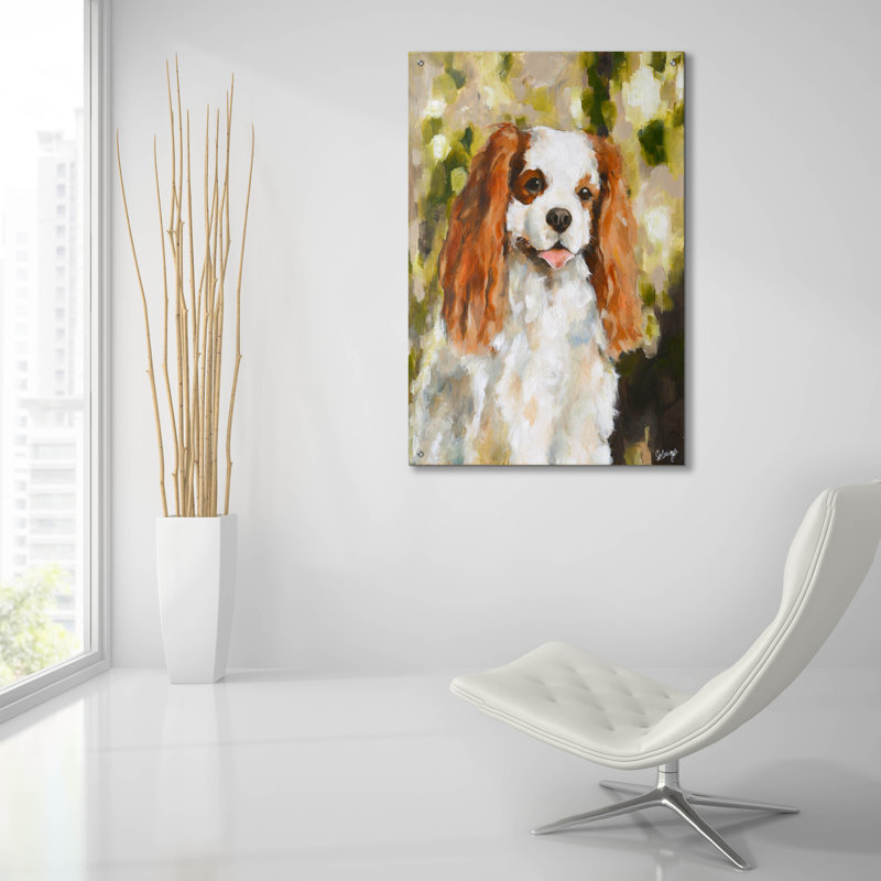 «Cavalier King Charles» par Solveiga, H 36 po x l 24 po x P 0,2 po