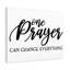 One Prayer - Wrapped Canvas Print