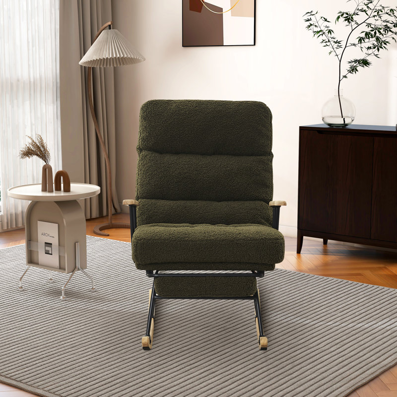 Chaise berçante Kolie, Vert