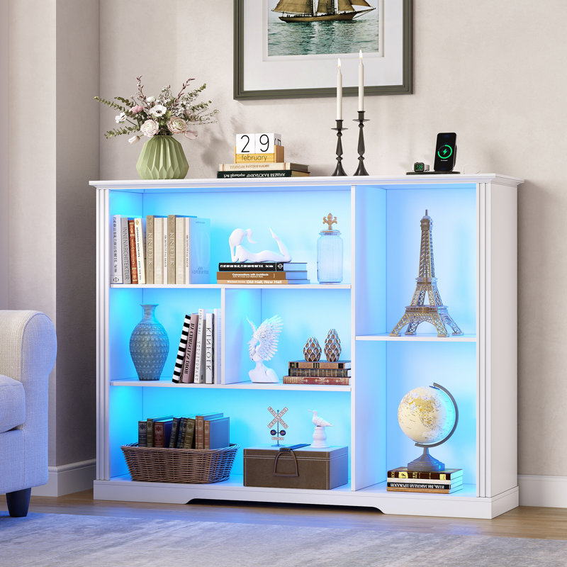 101.6cm H x 120cm W Bookcase, White
