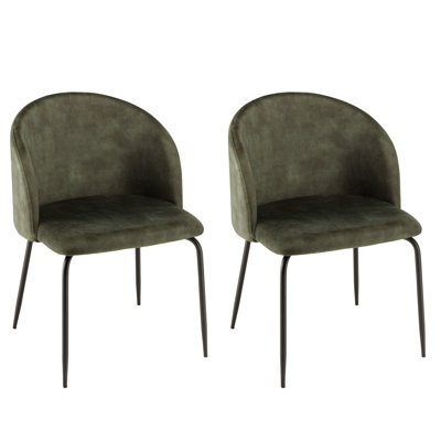 Luanna 47cm H Velvet Upholstered Side Chair