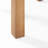 Minimalist Acacia Wood Side Table - 19.75" Square Slat Top, Weather-Resistant Design - Clean & Modern Outdoor Accent-1071419339