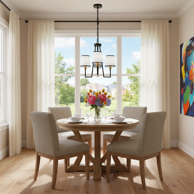 3 - Light Dimmable Chandelier