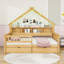 Lit double pleine grandeur en bois avec lumières à DEL, tablettes intégrées et tiroirs-1667211247