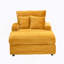 Ensemble de fauteuils avec repose-pieds et repose-pieds de 39 pouces - canapé simple confortable-121388146