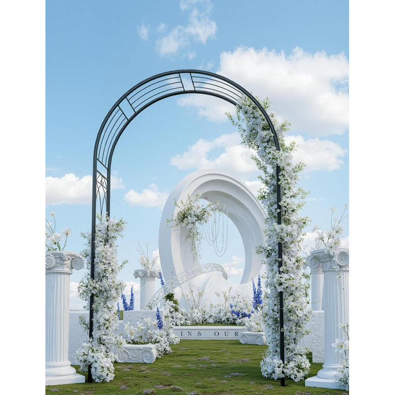 Tonnelle de jardin en acier renforcé 8 pi avec piquets de sol