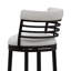 Tabouret de bar pivotant en similicuir Conover-302692101-302692099