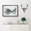 Mountain Range Reflection in Abstract - Picture Frame Graphic Art Print-55731375-55731376