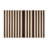 HorizontalStripes Black Indoor and Outdoor Area Rug-867221309