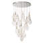 Lustre, 33 lumières, 40 po, nickel poli, verre transparent-1773145650