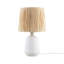 Lampe de table en céramique blanche voir ci-dessous