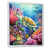 White Floater Framed