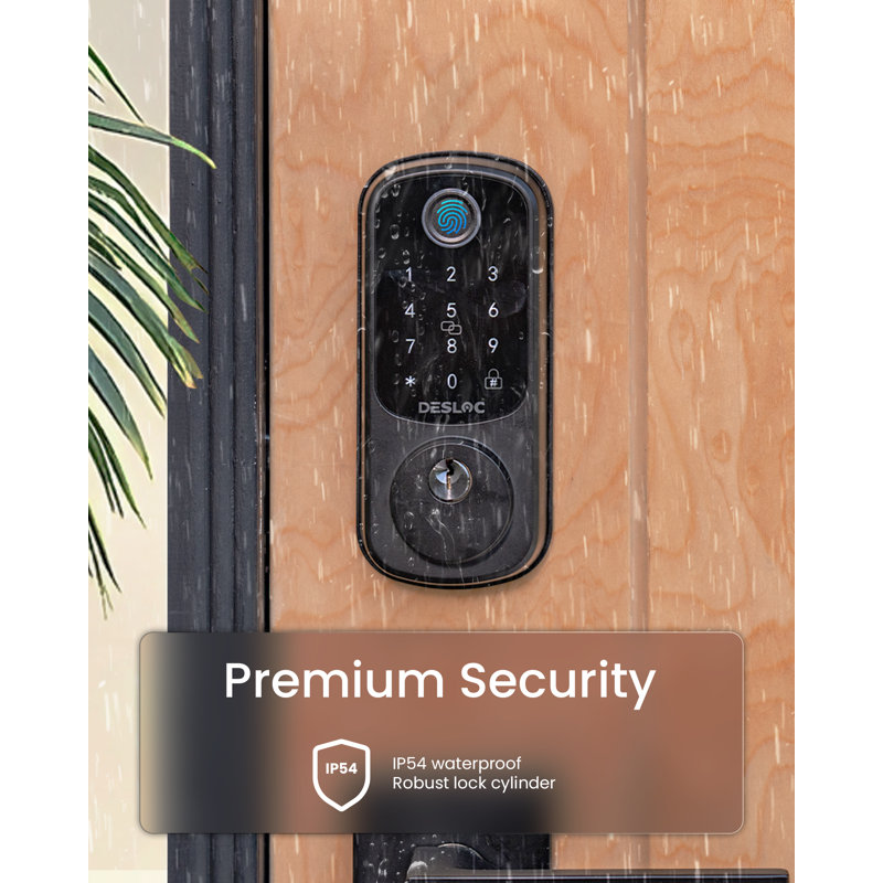 Desloc Fingerprint Smart Lock With Bluetooth