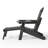 Outdoor Folding Adjustable Adirondack Chair With Hideaway Ottoman & Round Side Table-1018716838