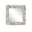 Oyster Shell Square Shell Wall Mirror