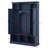 Hall Tree With Adjustable Shelves & 7 Hooks, Entryway Organizer, Shoe Cabinet & Storage Bench, Dual Side Cabinets-1104733077