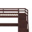 Lit mezzanine simple avec 7 tiroirs, 2 tablettes à niveaux et bureau d'étude dédié