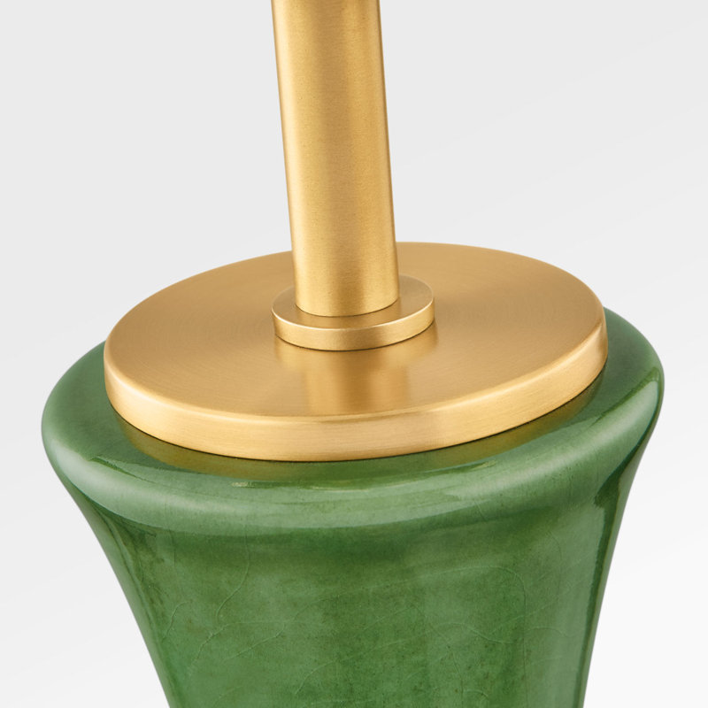 Amber 21 Table Lamp, Green