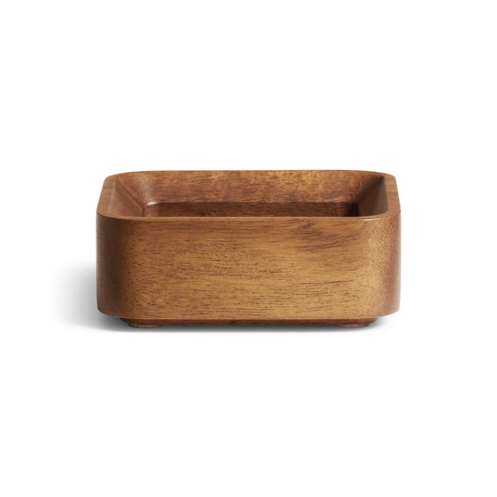 Square One Small Stacking Tray, Acacia