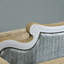 Cat Scratcher Lounger Cardboard White Kraft 60x29x26.5cm
