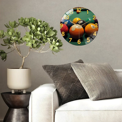 Horloge murale de style rétro de 12 po