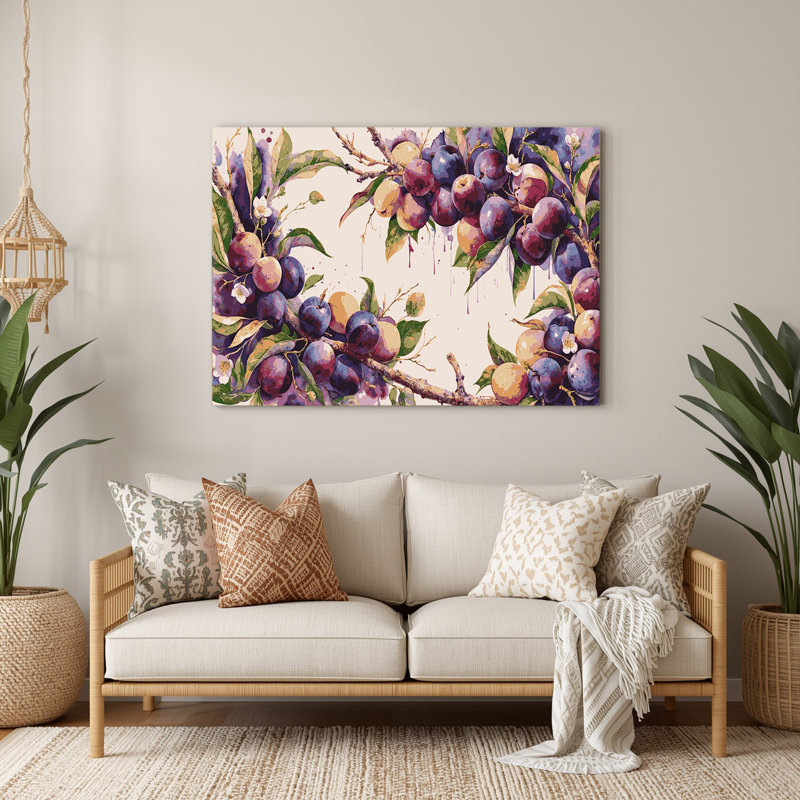 Art mural en métal Fruit, H 12 po x l 18 po