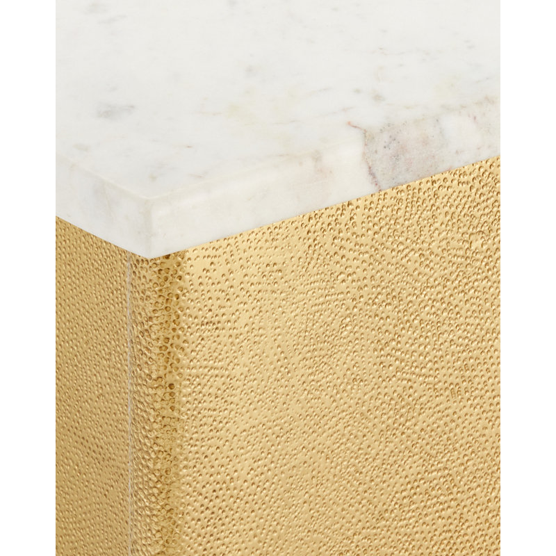 Doublet Marble End Table
