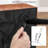 PU Leather Bedroom Bench with Metal Legs Shoe Bench for Entryway -1153653082