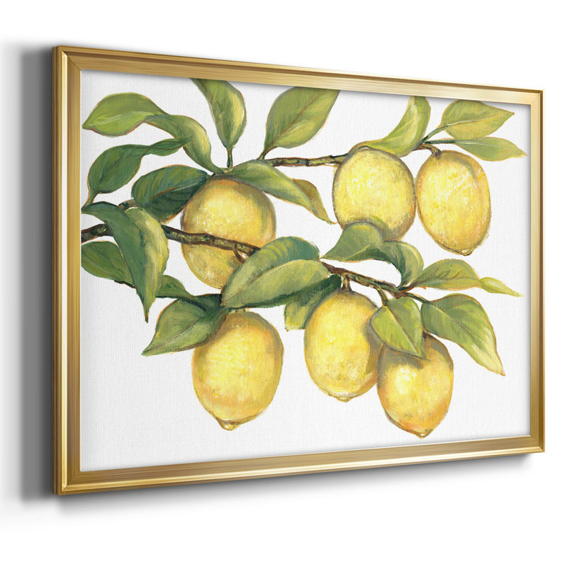 " Ripe For Picking II ", 14" H x 20" W x 1.5" D, Gold