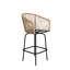 Chaises de bar extérieures grises de 2 Sièges toutes saisons pour patio, cour arrière, jardin, piscine, balcon et terrasse. . Facile à assembler. 2 tabourets en gris. Inclus. Terrasse, cour arrière. Rapide à assembler