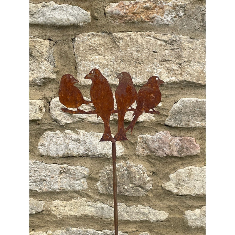 Plymouth Metal Animals Garden Stake, 152.4cm H x 22cm W