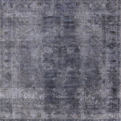 Tapis oriental gris / ivoire Ikeda