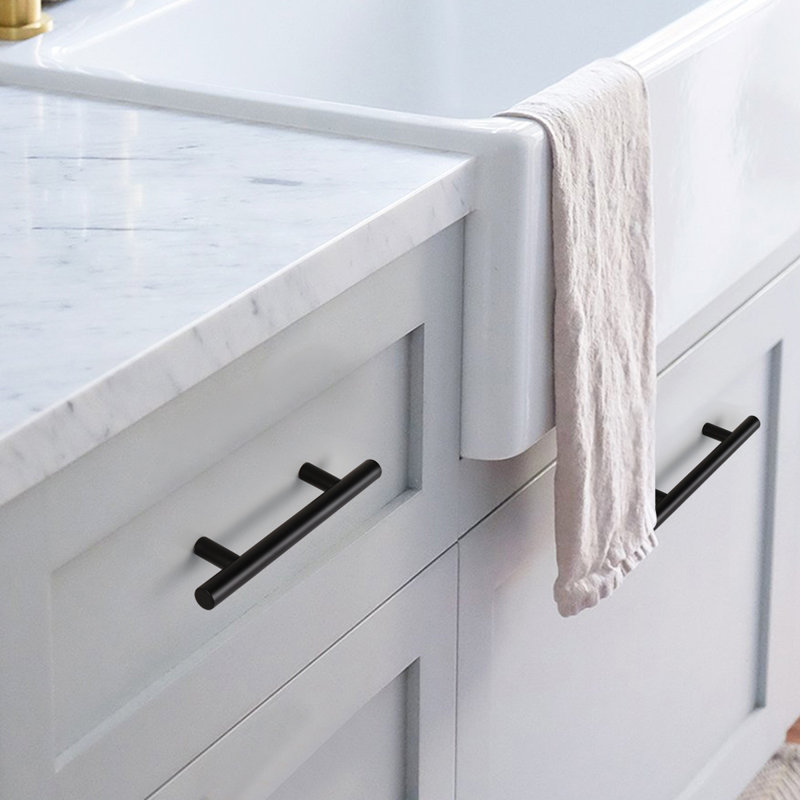 Bar Pull, Black, 3 3/4"