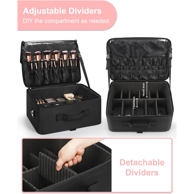 Très grande trousse à maquillage professionnelle