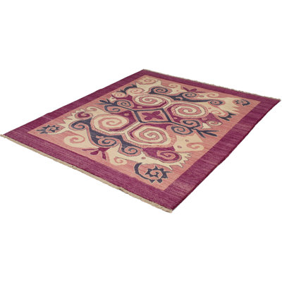 Céline One-of-a-Kind 8' X 9'9" 2010s Wool Area Rug in Purple