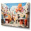 Minimalisme multicolore, bâtiment cubique I - Bâtiments et paysages urbains, impressions d'art mural