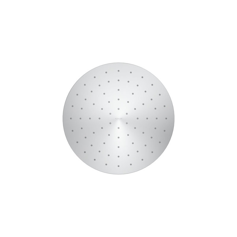 Contemporary Multi Function Rain Shower Head, Polished Chrome, Square, 1.75 GPM