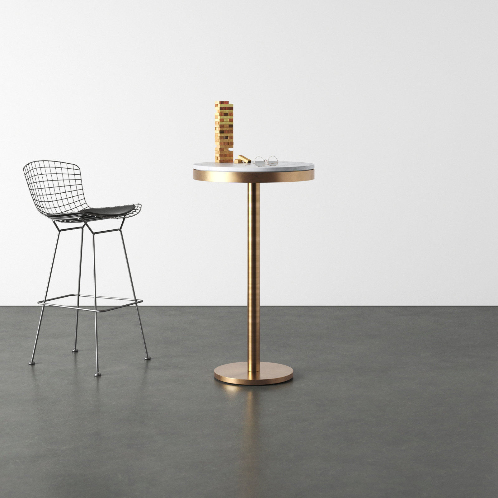 AllModern Chet Bar Height Dining Table & Reviews Wayfair Canada