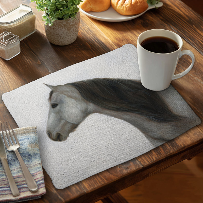 Napperon Winter Horse